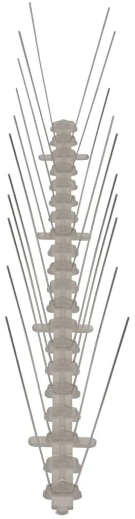 vidaXL Απωθητικές Ακίδες Περιστεριών 2 Σειρών Σετ των 6 3 μ. Πλαστικές