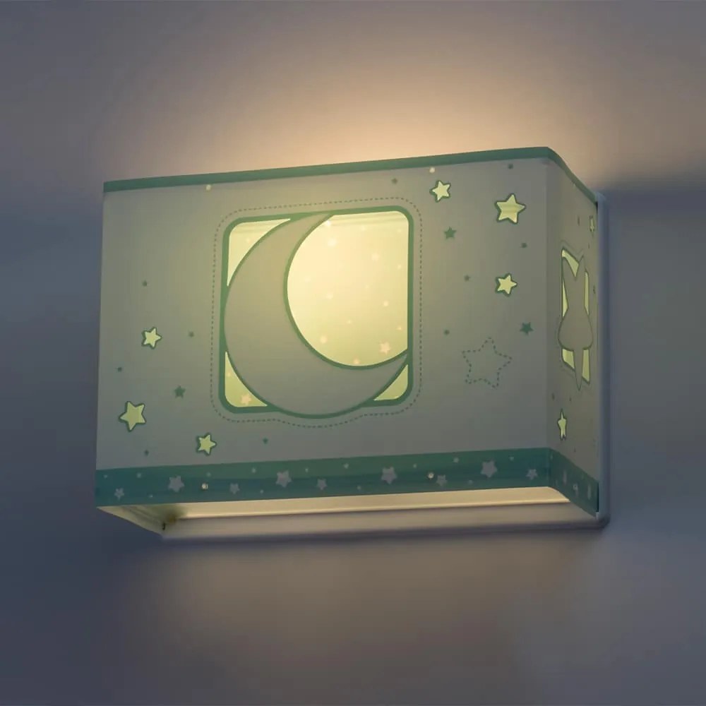 MoonLight Green απλίκα τοίχου διπλού τοιχώματος (63238[H]) - 63238H - 63238H