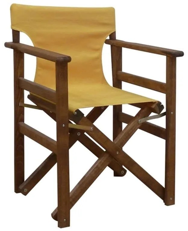 Καρέκλα Σκηνοθέτη Torino 63.0123 59X51X85cm Yellow