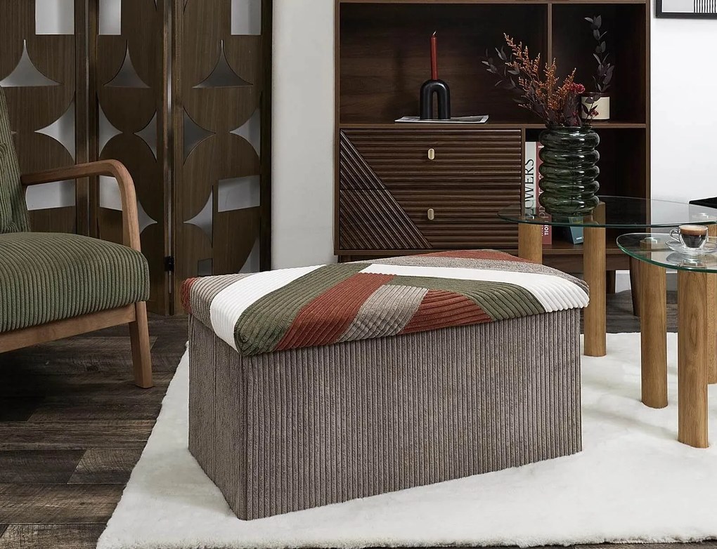 ΣΚΑΜΠΌ & ΠΟΥΦ PATCHWORK FOLDING BENCH BOX SCOTT HD0551