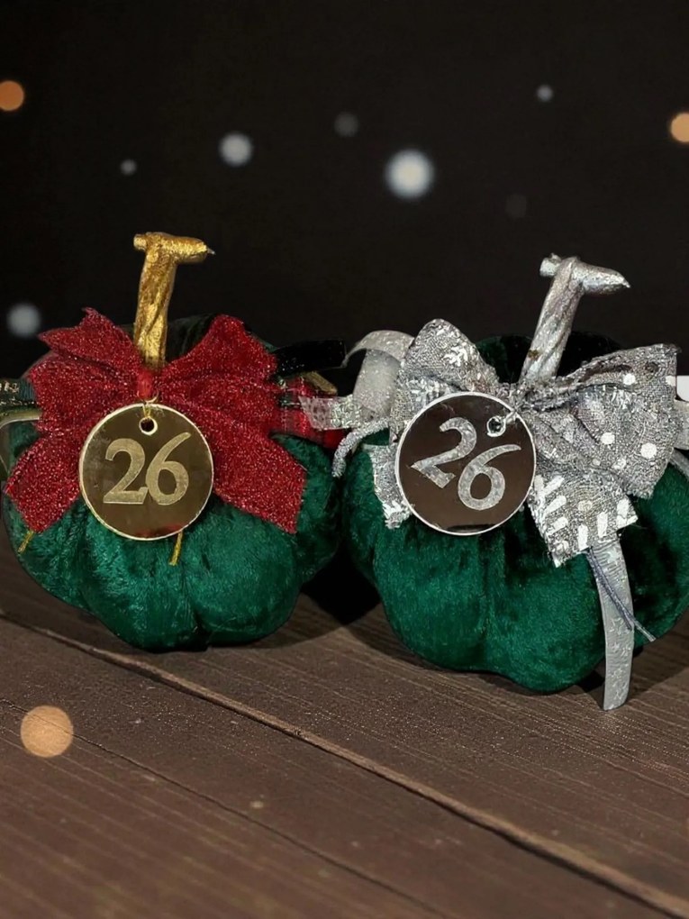 Κολοκύθα Σμαραγδί Πράσινο βελούδινη μεγάλη - Χρυσό