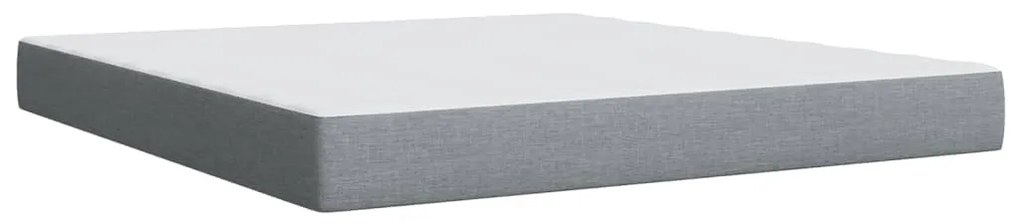 ΚΡΕΒΑΤΙ BOXSPRING ΜΕ ΣΤΡΩΜΑ ΑΝΟΙΧΤΟ ΓΚΡΙ 180X200 ΕΚ. ΥΦΑΣΜΑΤΙΝΟ 3287535