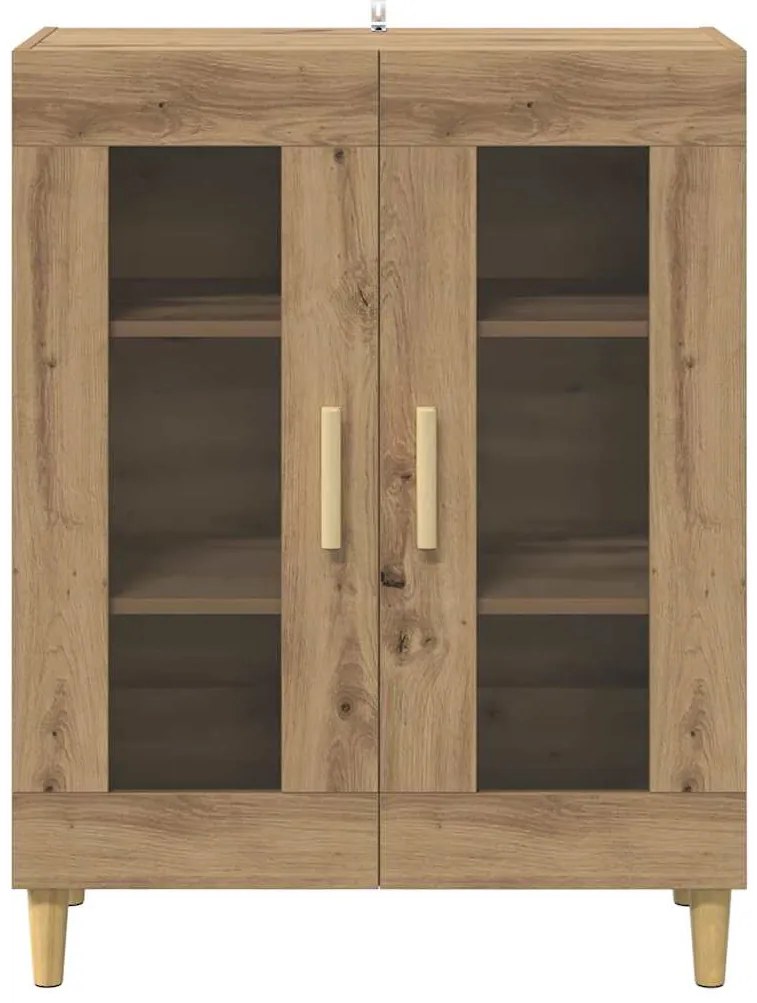vidaXL Πλαϊνό γραφείο Artisan Oak 69,5 x 34 x 90 εκ.