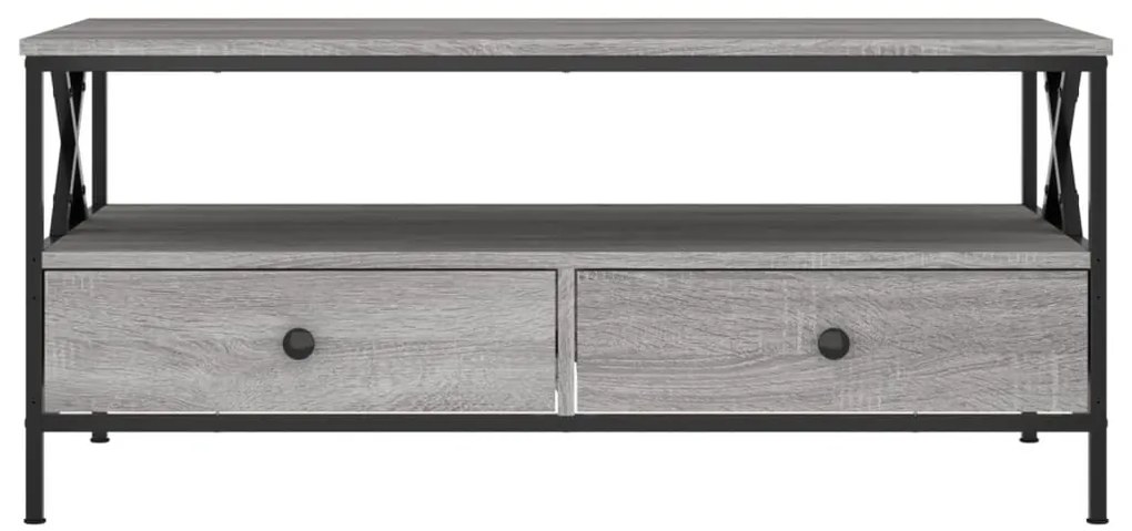 vidaXL Τραπεζάκι Σαλονιού Γκρι Sonoma 100 x 51 x 45 εκ. Επεξεργ. Ξύλο