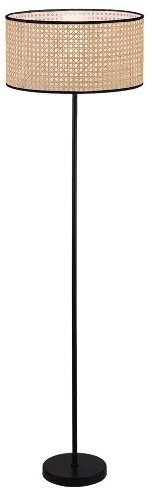 Φωτιστικό Δαπέδου Gheisa 4285700 Φ40x150cm 1xE27 40W Natural-Black Viokef