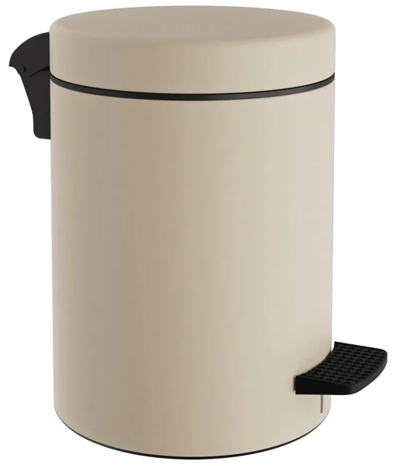 Κάδος Απορριμμάτων 5lt 05-096-703 Ivory Matte Pam&amp;Co Stainless Steel