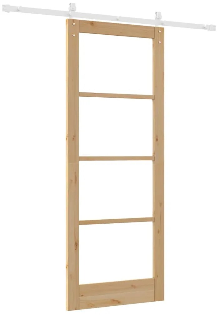 vidaXL Συρόμενη Πόρτα ORKDAL Φυσικό 83 x 211 εκ.
