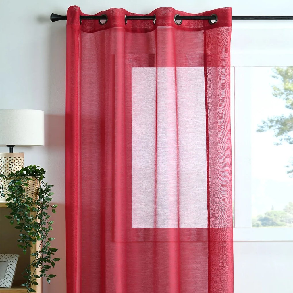 Κουρτίνα (140x260) Με Τρουκς S-F Linwood Red R6C932012VL