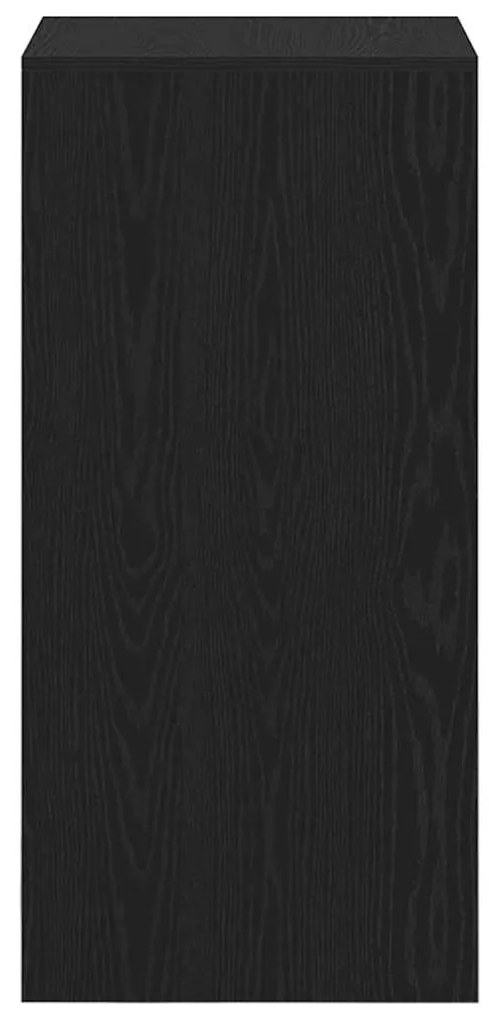 vidaXL Τραπέζι μπαρ Μαύρη Οξυά 51 x 50 x 103.5 εκ. Επεξεργασμένο ξύλο