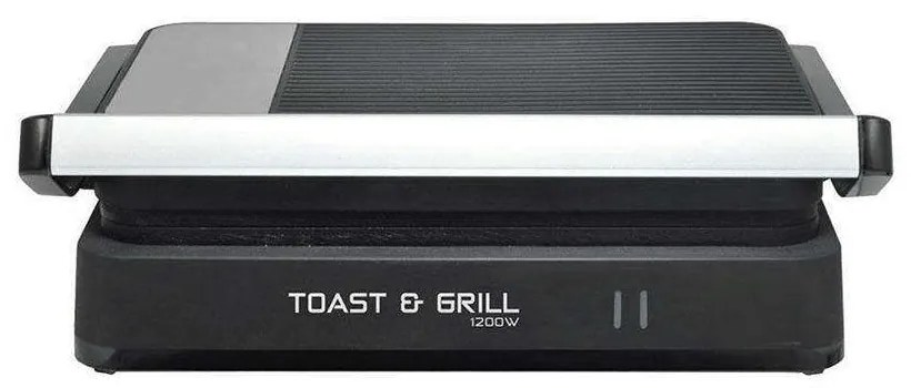 Τοστιέρα 2 Θέσεων Toast&amp;Grill 06-11864 1200W Black-Grey Estia Μέταλλο,Πλαστικό