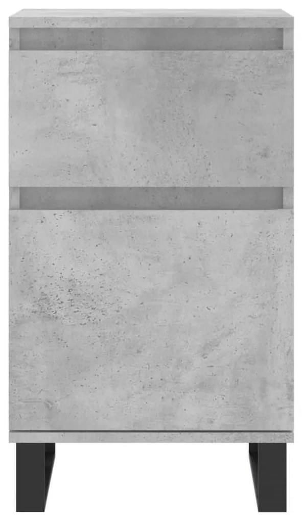 vidaXL Συρταριέρα Γκρι Σκυροδ. 40 x 35 x 70 εκ. από Επεξεργασμένο Ξύλο