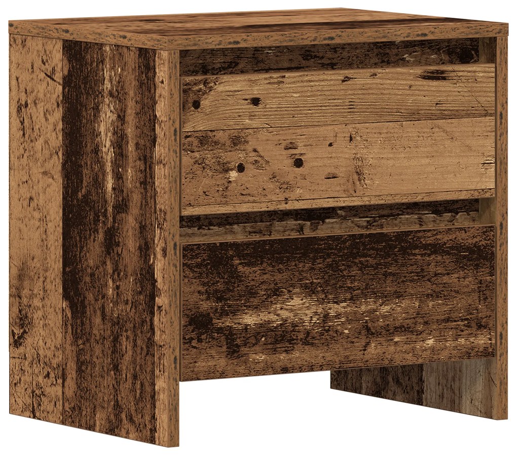vidaXL Κομοδίνο 2 τεμ Παλιό Ξύλο 45x34x44,5 εκ Επεξεργασμένο Ξύλο