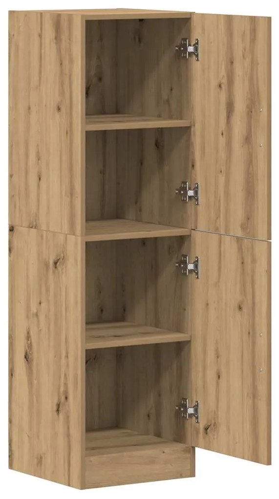 vidaXL Ντουλάπι Κουζίνας Αρτισιανή Δρυς 38x41,5x131,5 εκ. Επεξεργ.Ξύλο