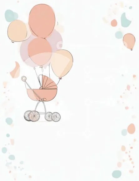 Intra Συλλεκτικό Ξύλινο Παζλ Plywood 4mm - Υπέροχο παιδικό καρότσι με μπαλόνια Σε Ξύλινο Κουτί - Διαστάσεις Puzzle: 10x10 cm – 25 κομμάτια