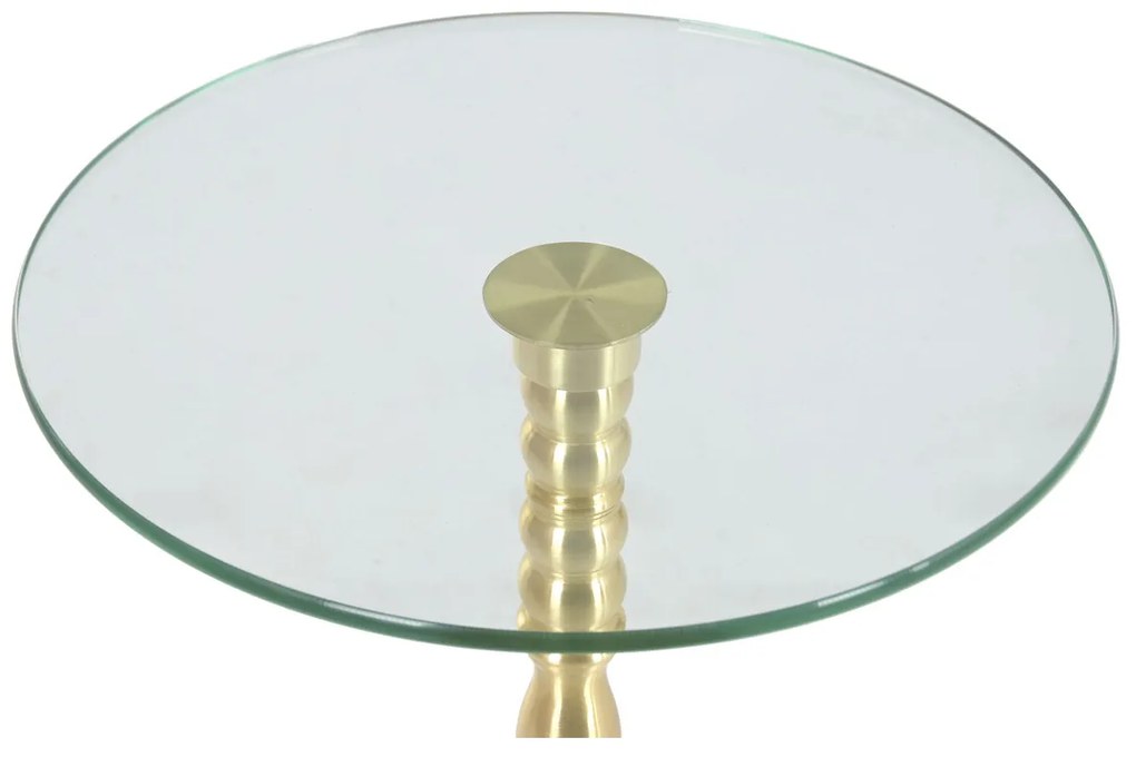 Βοηθητικό Τραπέζι Home ESPRIT Λευκό Χρυσό 41 x 41 x 53 cm