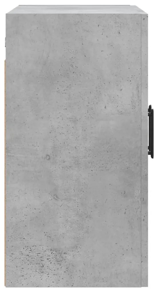 vidaXL Ντουλάπι Τοίχου Γκρι Σκυροδέματος 60x31x60 εκ. Επεξεργ. Ξύλο