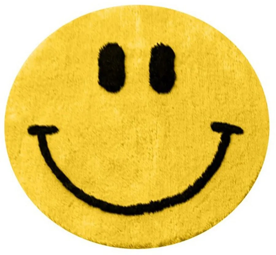 Πατάκι Μπάνιου Smile 510CHL1253 Yellow L'essentiel Maison 90x 90 Acrylic