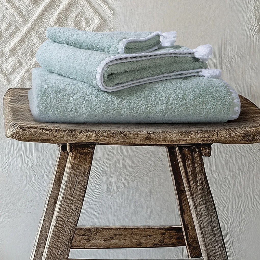 Πετσέτες Μπάνιου (Σετ 3τμχ) Nef-Nef Homeware Serenity Josephine Aqua 500gsm