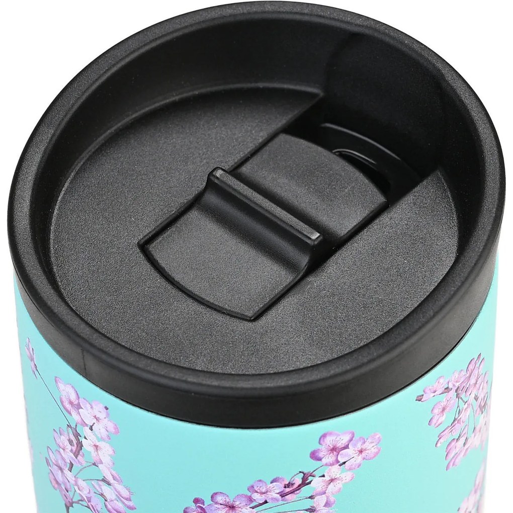 ESTIA ΘΕΡΜΟΣ TRAVEL MUG SAVE THE AEGEAN 450ml BLOSSOM GREEN