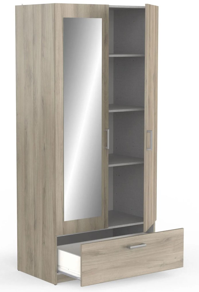 Ντουλάπα Coben δίφυλλη-Δρυς