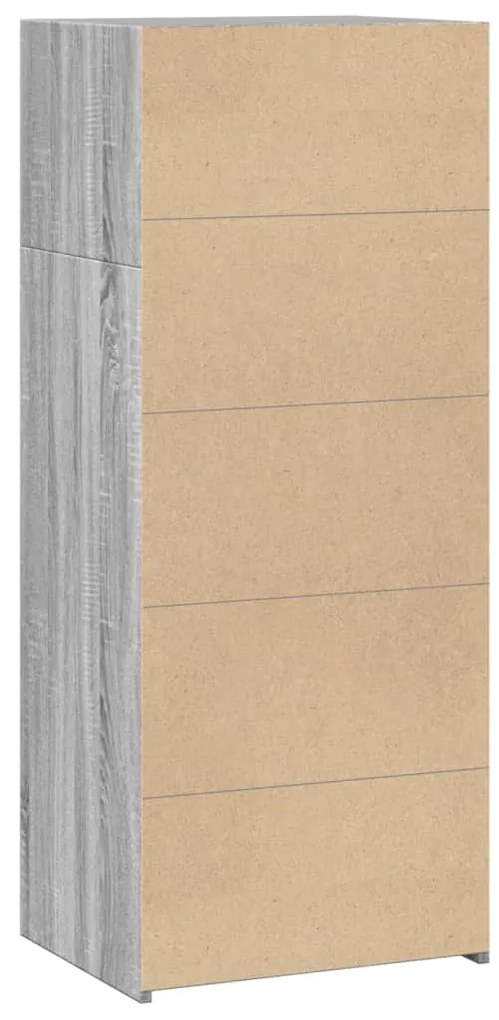 vidaXL Ντουλάπι Γκρι Sonoma 50x41x124 εκ. από Επεξεργασμένο Ξύλο