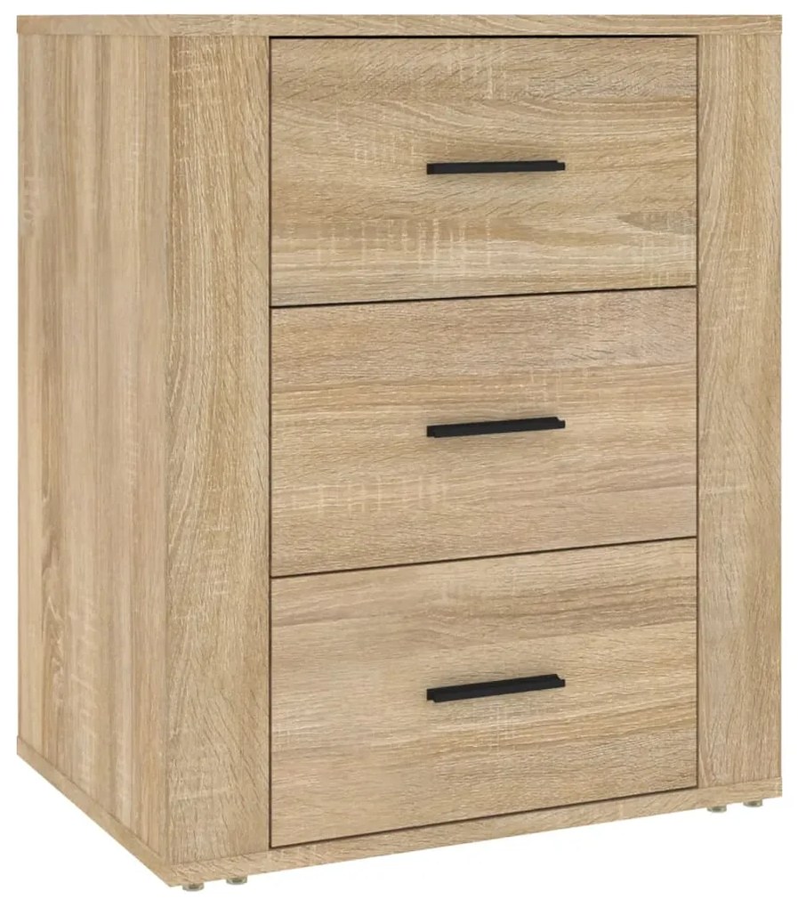 vidaXL Κομοδίνο Sonoma Δρυς 50x36x60 εκ. από Επεξεργασμένο Ξύλο