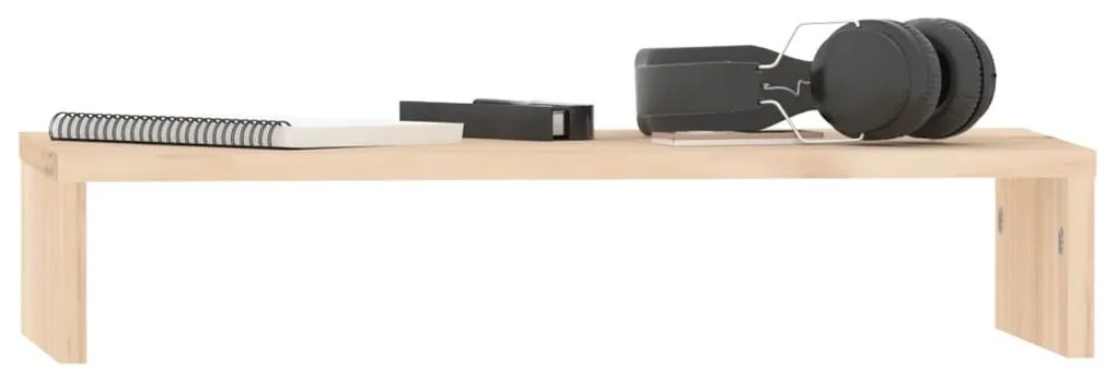 vidaXL Βάση Οθόνης 50 x 27 x 10 εκ. από Μασίφ Ξύλο Πεύκου