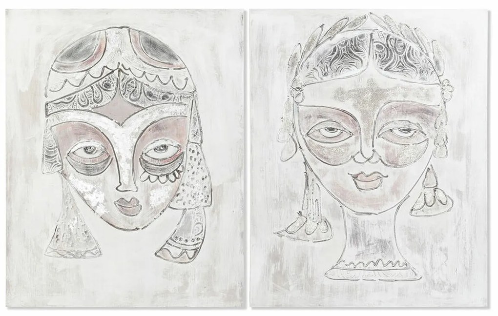 Καμβάς DKD Home Decor Τζίντζερ Καμβάς 80 x 3,7 x 100 cm