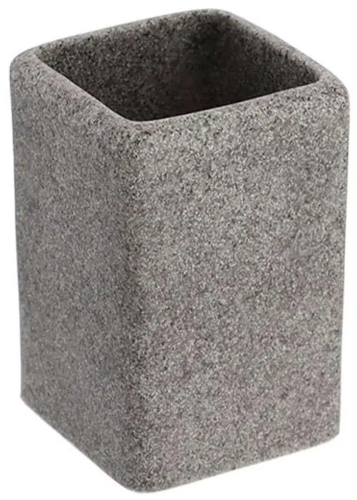 Ποτήρι Μπάνιου 06.6194180 Grey Polyresin