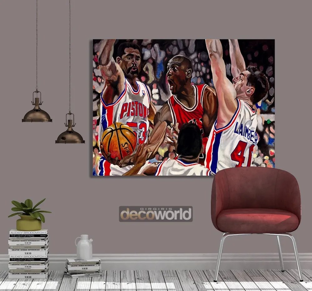 Πίνακας σε καμβά NBA Jordan KNV999 30cm x 40cm