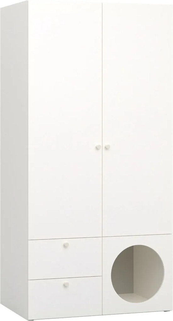 Ντουλάπα Reli Δίφυλλη 1H-Grey