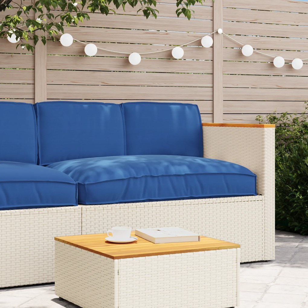 vidaXL Σετ Μαξιλαριών Πάγου 3 pcs Βασιλικό Μπλε 120 x 80 x 12 cm