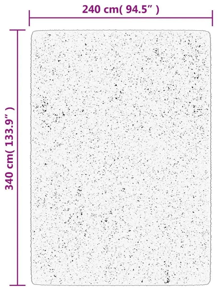 Χαλί IZA με Κοντό Πέλος Σκανδιναβική Όψη Ανθρακί 240x340 εκ. - Ανθρακί