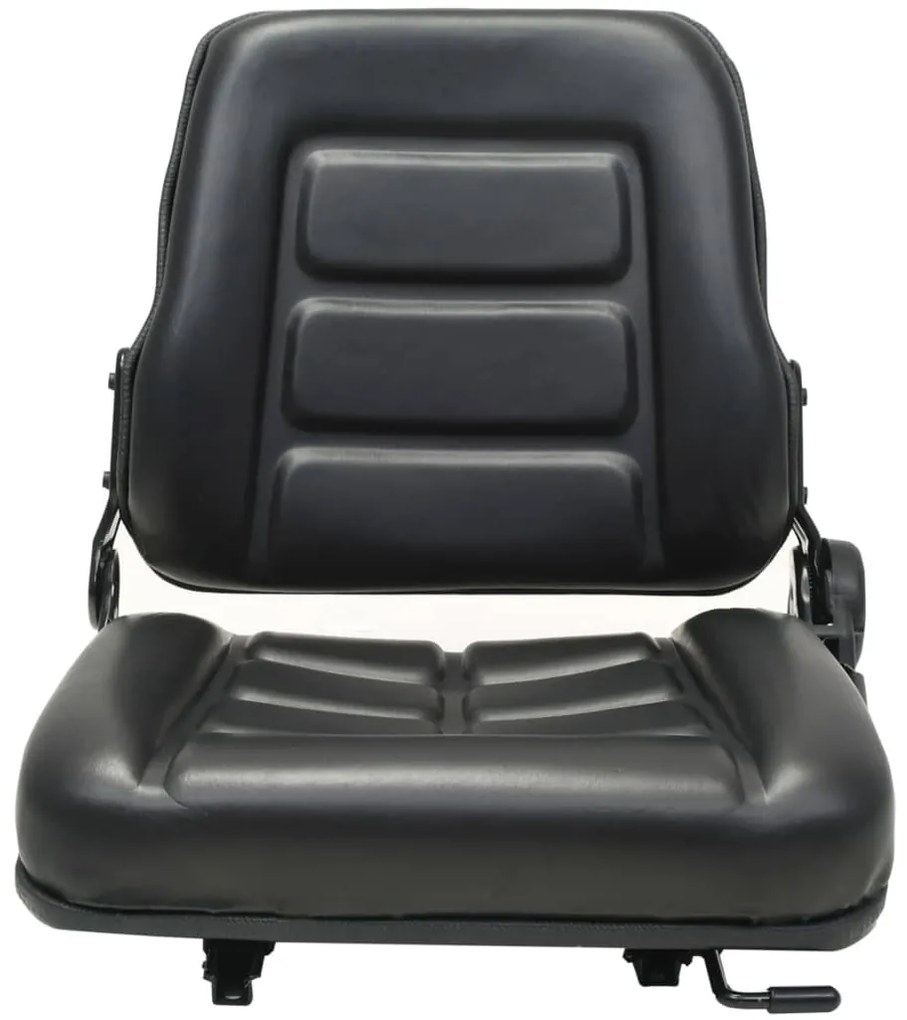 vidaXL Κάθισμα Περονοφόρου Ανυψωτικού/Τρακτέρ με Ρυθμιζ. Πλάτη Μαύρο