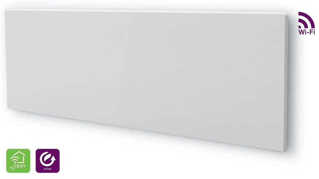 Tesy CN 06 140 EA CLOUD AS W GL Θερμοπομπός Δαπέδου 1400W με Ηλεκτρονικό Θερμοστάτη και WiFi 107x34.2cm Λευκό
