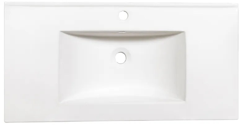 Νιπτήρας SLIM 90 γυαλιστερή πορσελάνη 90x46cm 3WBH090ΡC0