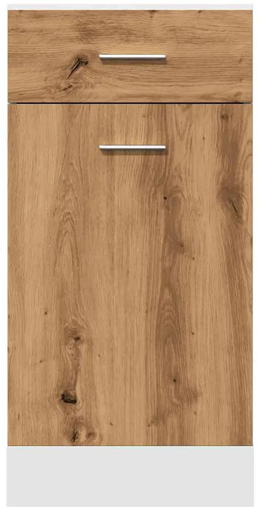 vidaXL Συρτάρι κάτω ντουλάπι Lyon Artisan Oak Κατασκευασμένο ξύλο