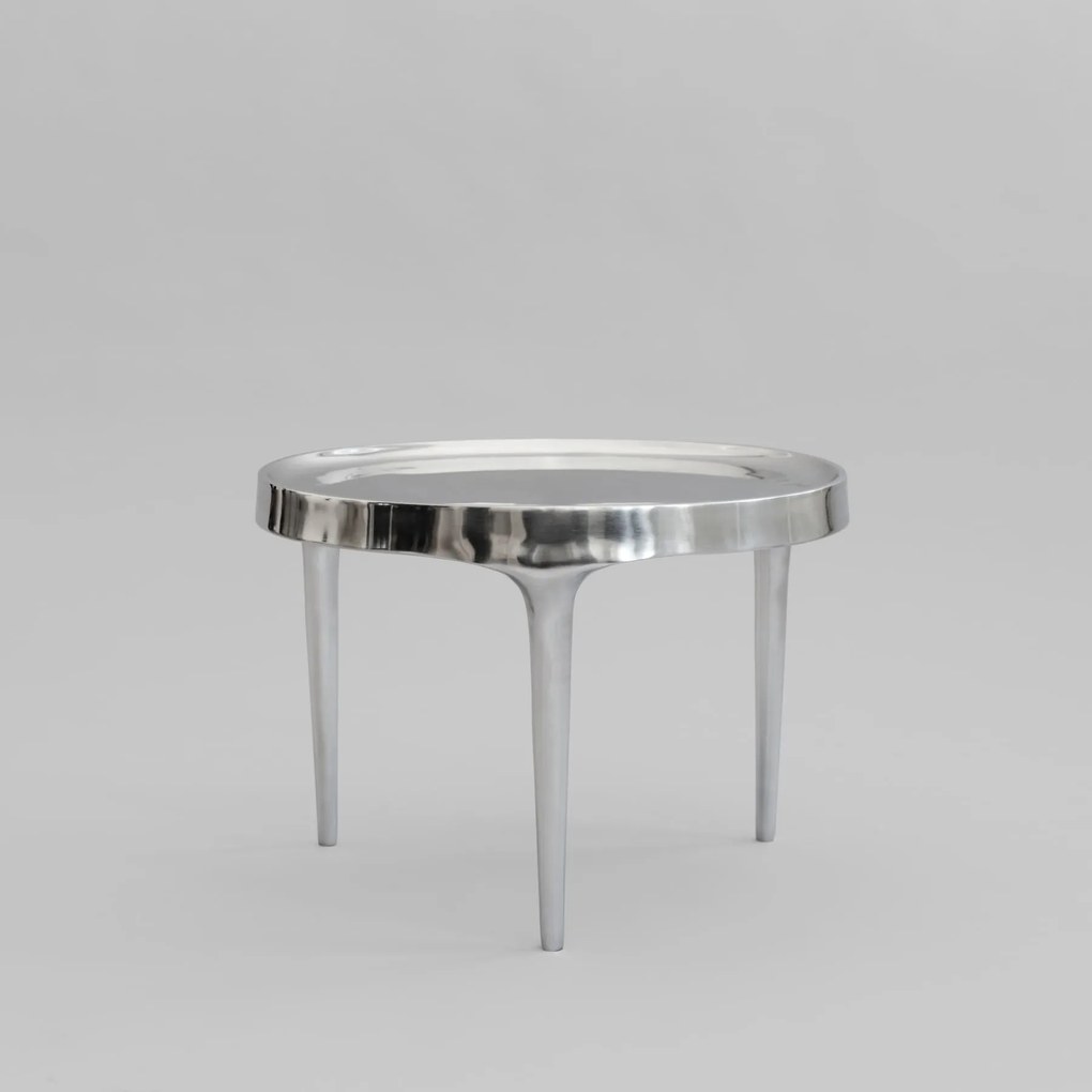 Τραπέζι Phantom Χαμηλό Χυτό Αλουμίνιο Chrome 50x35 101 COPENHAGEN