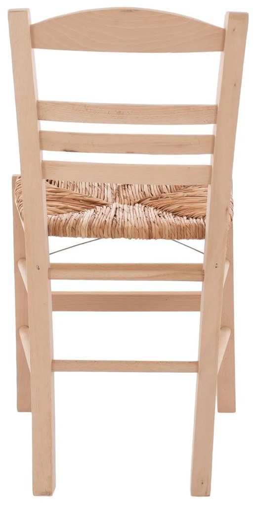 Καρέκλα JHETT C10369.02 Επιλοχία με Ψάθα Άβαφη 40.5x43x88 εκ.