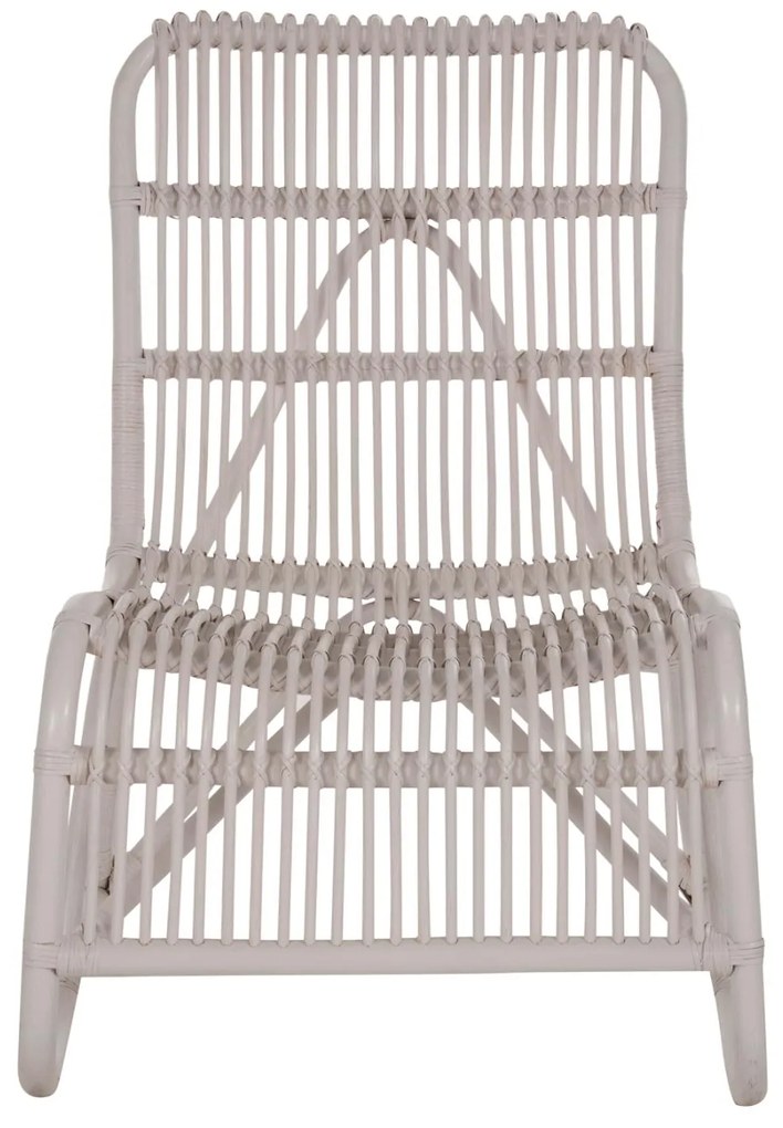 Καρέκλα - Πολυθρόνα BRONNY C9644.02 Λευκό Rattan 60x82x92Υ εκ. 60x2x92 εκ.