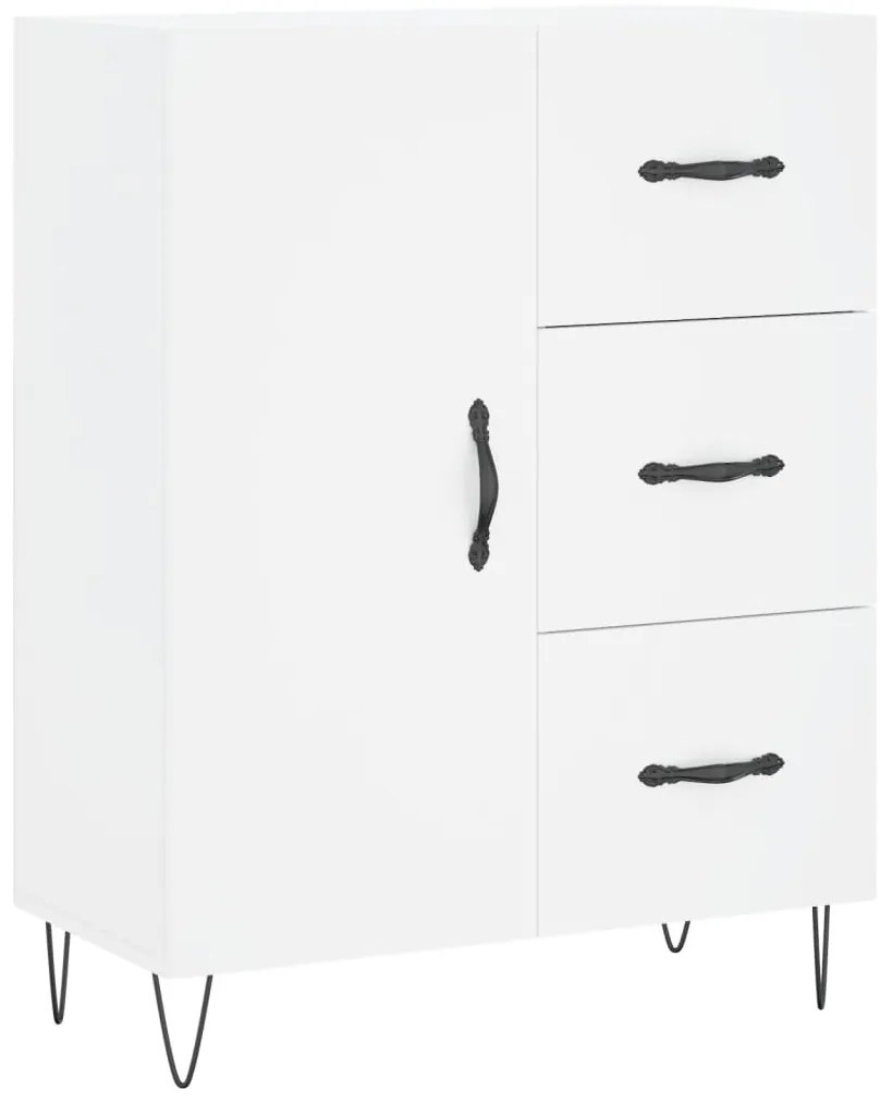 vidaXL Ντουλάπι Λευκό 69,5x34x180 εκ. από Επεξεργασμένο Ξύλο