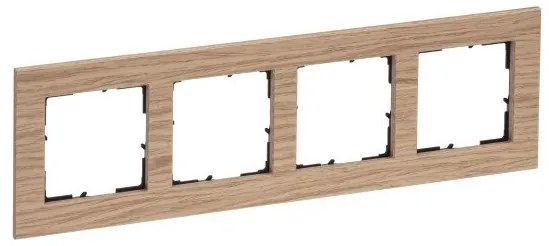 Natura Πλαίσιο 4Θ Light Oak  SEANO 766144 Legrand 766144