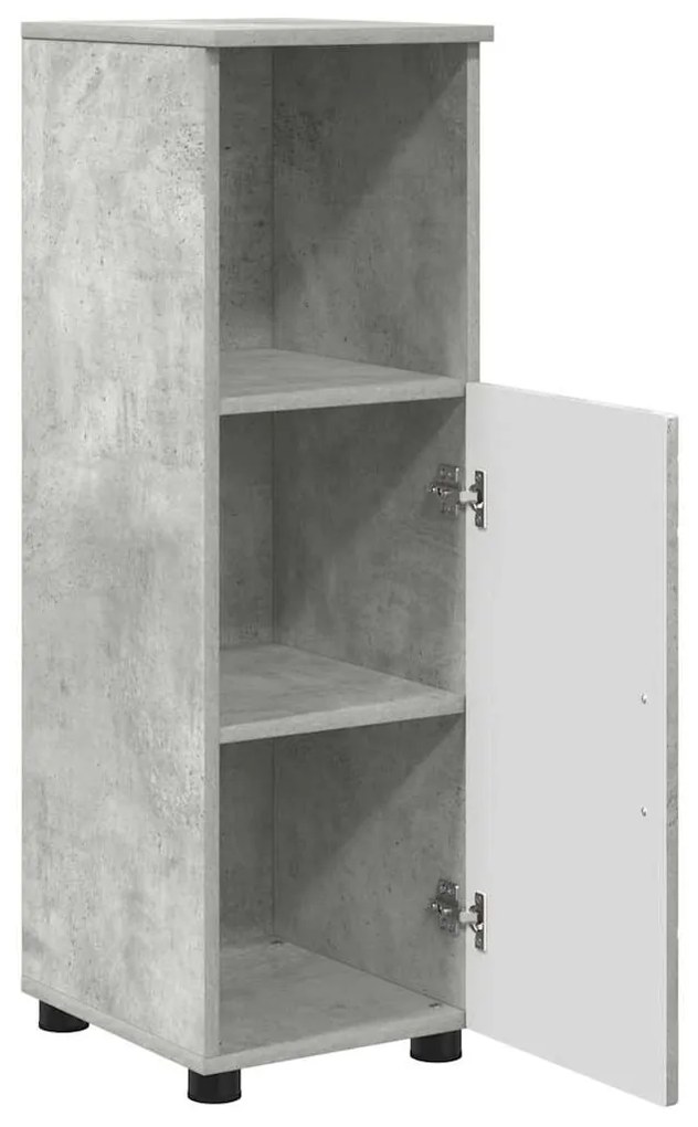 vidaXL Σετ Επίπλων Μπάνιου 3 pcs Γκρι σκυροδέματος 61 x 35 x 64 εκ.