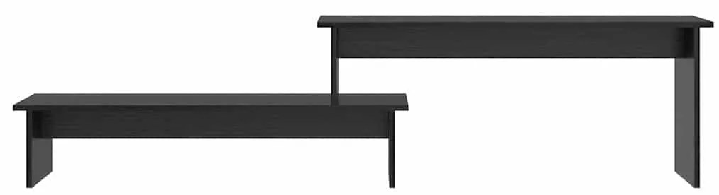vidaXL Ντουλάπι TV Μαύρη δρυς 180 x 30 x 43 εκ. Επεξεργασμένο ξύλο
