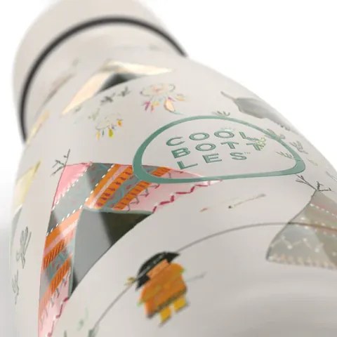 COOL BOTTLES Ανοξείδωτο παγούρι Ινδιάνοι 260ml
