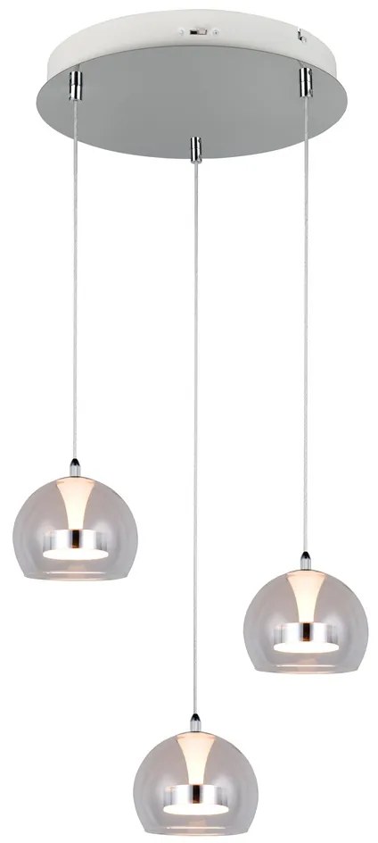 Φωτιστικό Κρεμαστό Trio Lighting FLYNT 331630306 Χρώμιο (Chrome) 2300+3000+4000K
