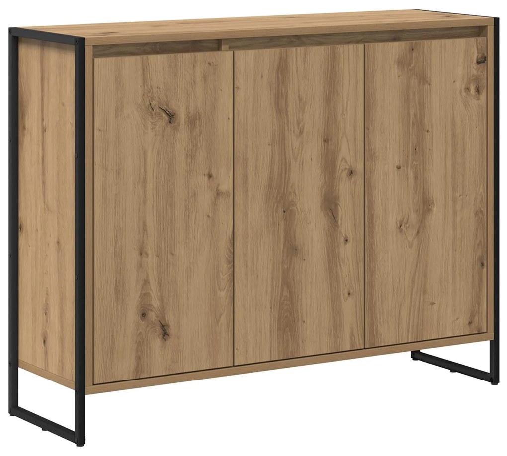 vidaXL Βοηθητικό ντουλάπι Καρυδιά Χειροποίητης Εργασίας