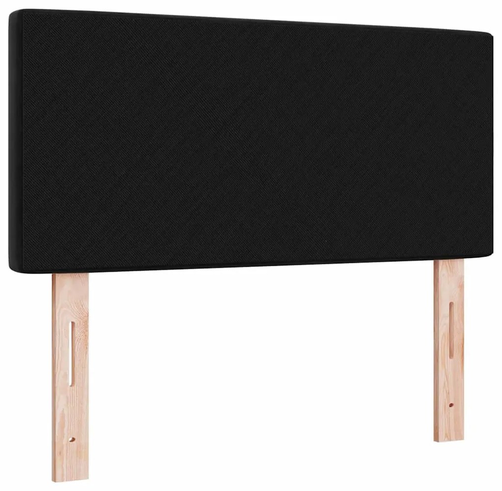 vidaXL LED κεφαλάρι με φώτα λωρίδας LED Μαύρο 90 cm Πολυεστέρας