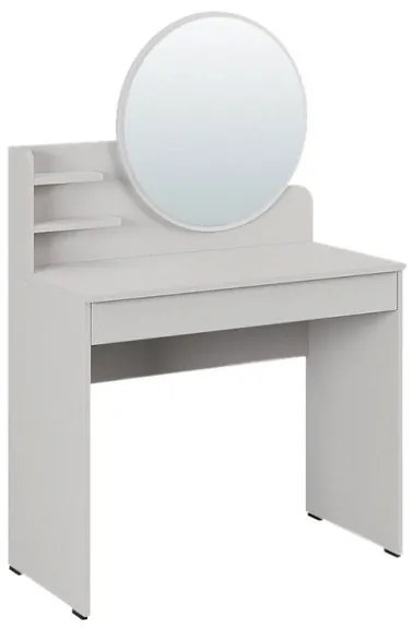 Τουαλέτα με καθρέπτη Dior Megapap λευκό του πάγου 90x45x138εκ. GP009-0268,1-GP009-0268,1-Λευκό GP009-0268,1