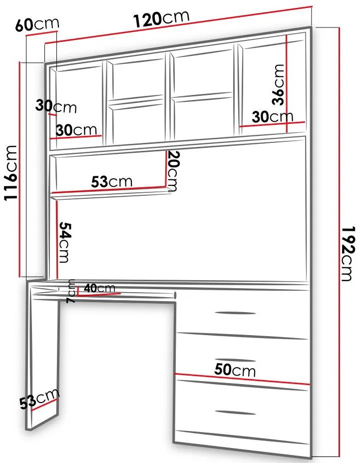 Γραφείο Raj 3-Roz